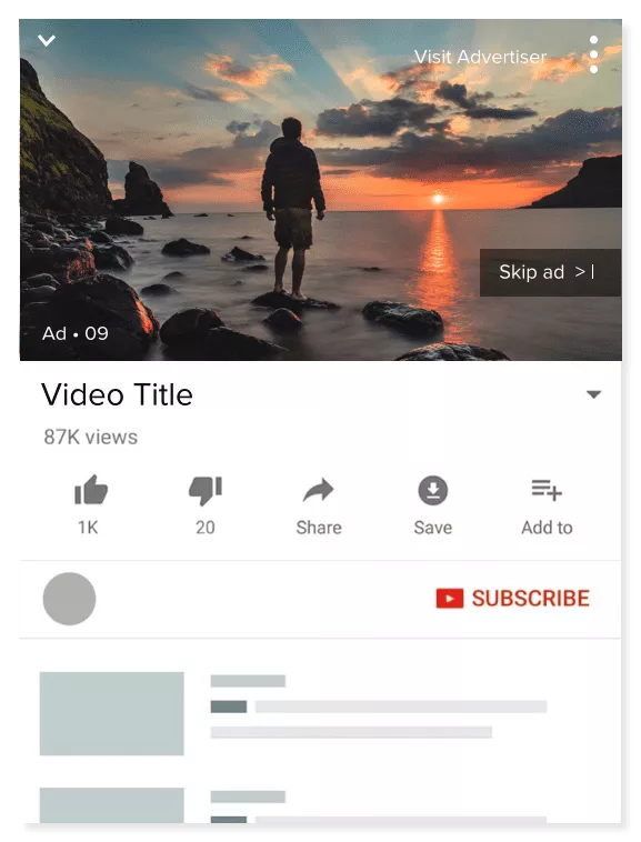 Video is taking over the world - start scaling your growth with YouTube ads today. 