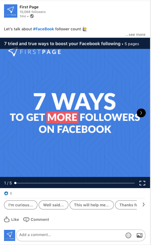 Boost followers on Facebook can also help on how to increase followers on linkedin